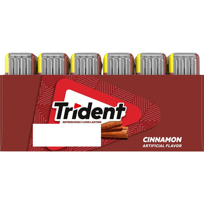 Trident Spearmint Sugar-Free Gum – Home Office Focus Chewing Aid for ADHD Concentration Support
