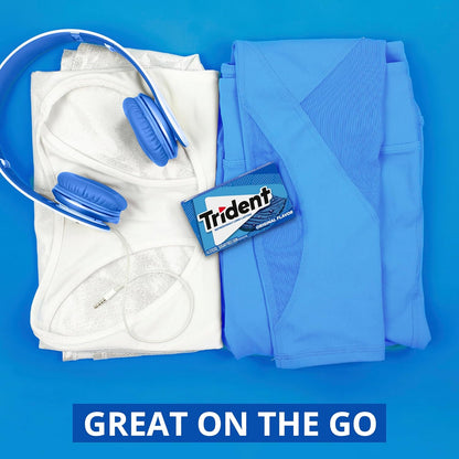 Trident Xylitol Chewing Gum – Packable Fresh Breath for Camping and Picnics