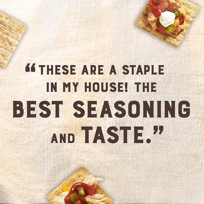 Triscuit Cracked Pepper & Olive Oil Crackers – Kosher Snack for Kid-Friendly Charcuterie Boards
