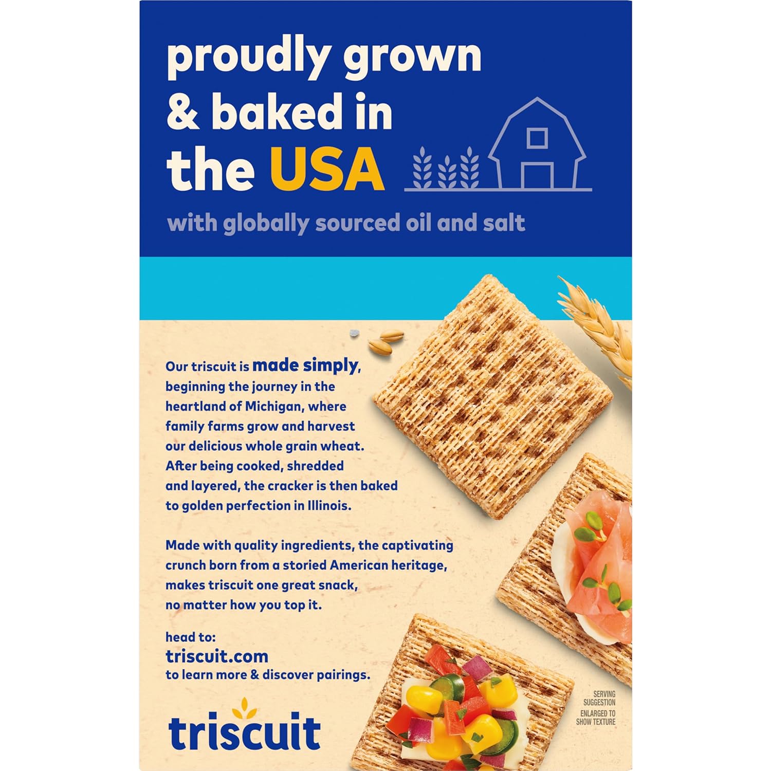 Triscuit Hint of Sea Salt Whole Grain Crackers – Quick Whole Wheat Bite for Between-Meeting Office Fuel
