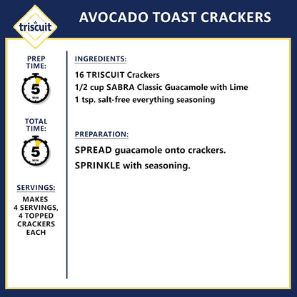 Triscuit Hint of Sea Salt Whole Grain Crackers – Quick Whole Wheat Bite for Between-Meeting Office Fuel