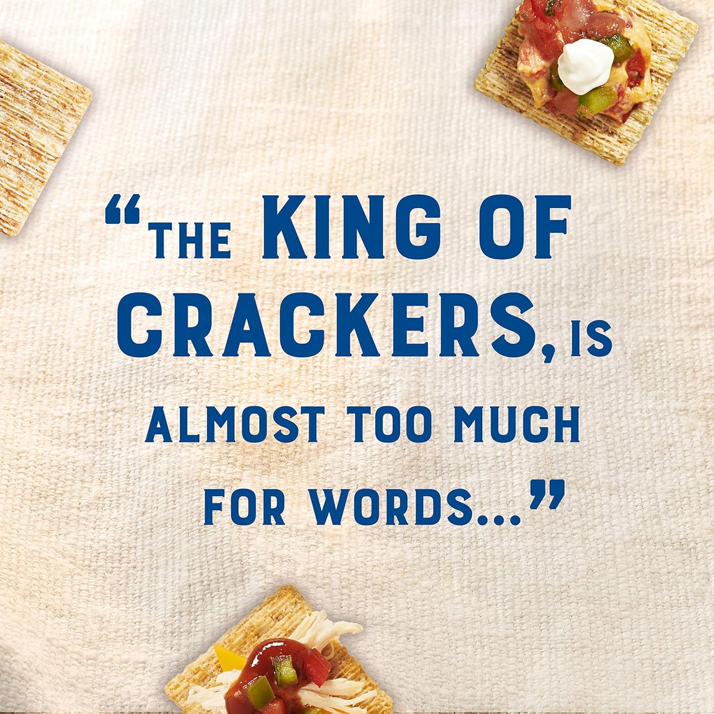 Triscuit Original Whole Grain Crackers – No-Filler Snack for Clutter-Free Snack Drawers