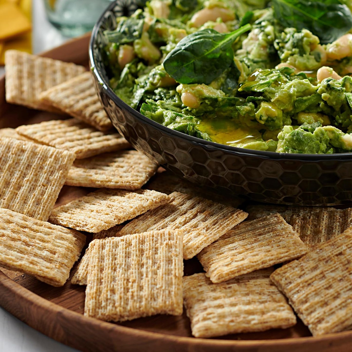 Triscuit Original Whole Grain Crackers – No-Filler Snack for Clutter-Free Snack Drawers