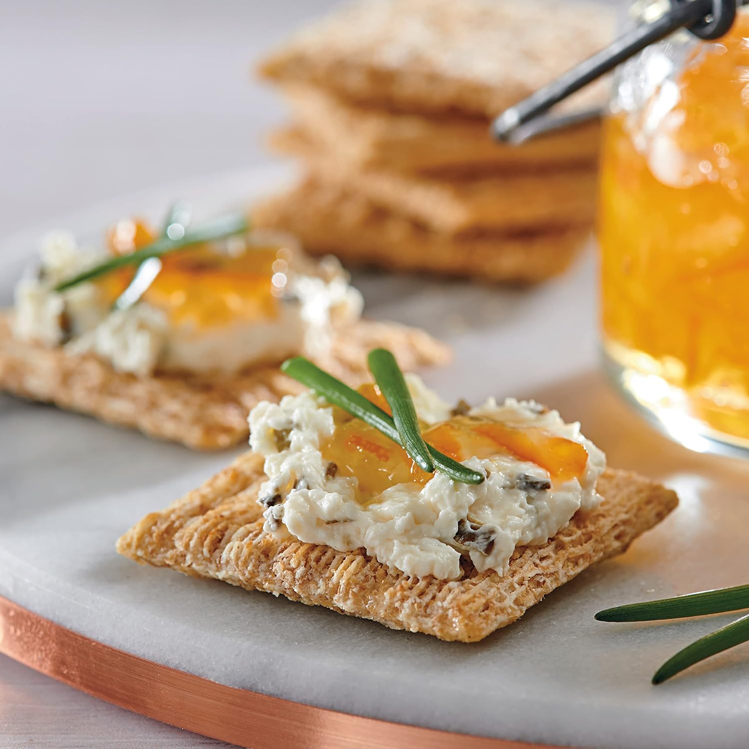 Triscuit Original Whole Grain Crackers – No-Filler Snack for Clutter-Free Snack Drawers