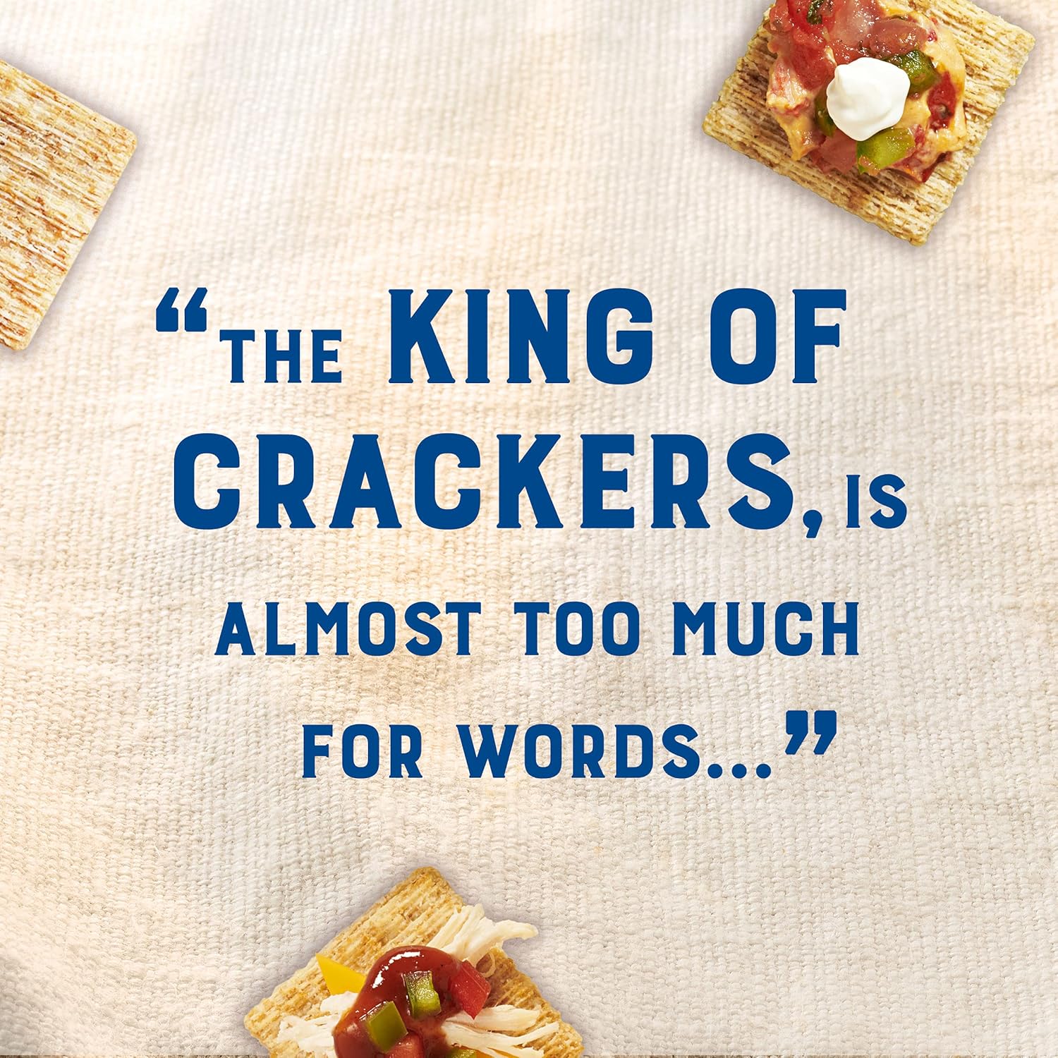 Triscuit Original Whole Grain Wheat Crackers – Non-GMO Heart-Healthy Crackers for Dining Table and Pantry, 12.5 oz