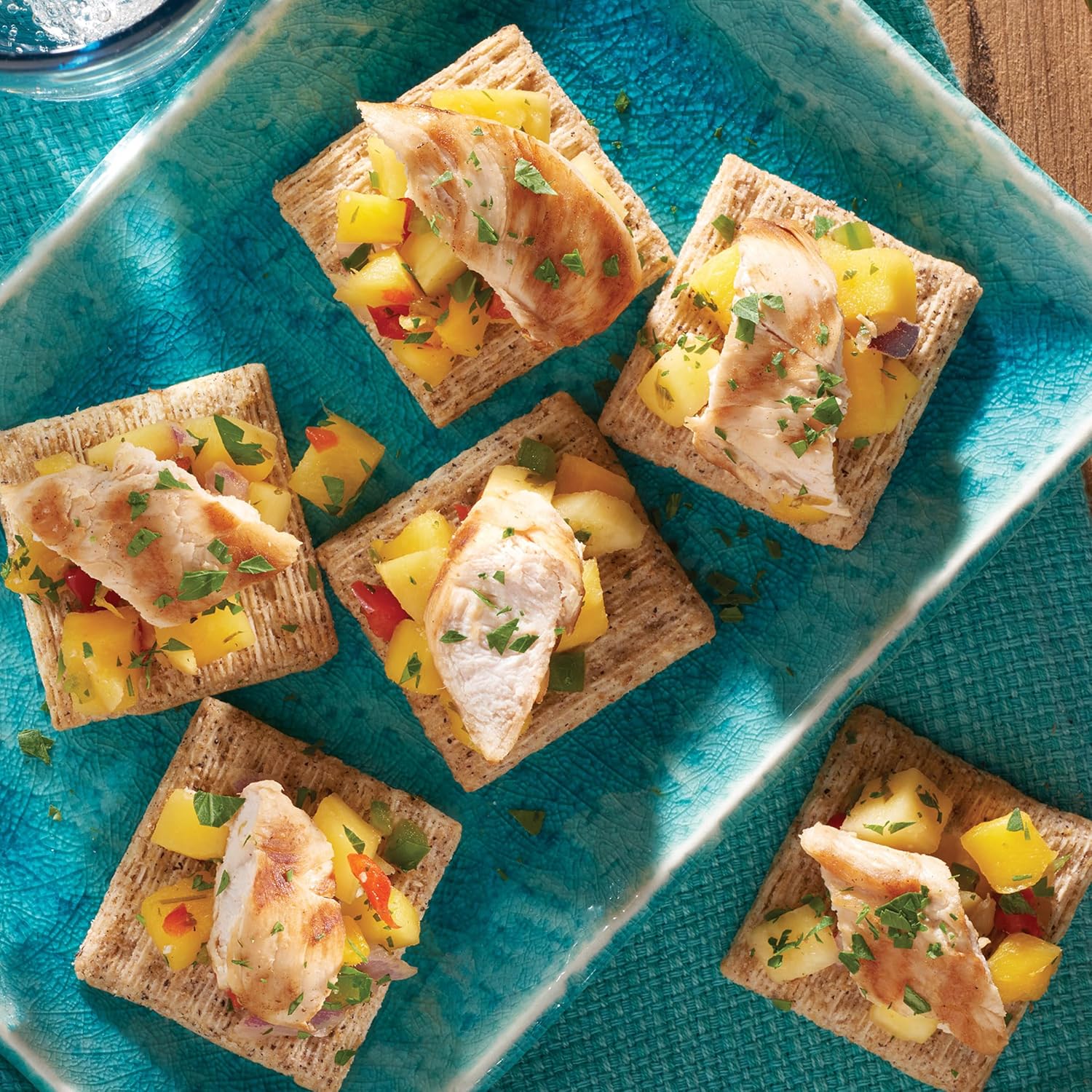 Triscuit Reduced Fat Vegan Crackers – Car Cup Holder Snack for Road Trips with Kids