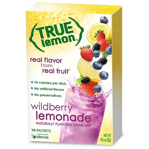 TRUE LEMON Sugar Free Lemon Powder Packets – Reception Area Beverage Upgrade for Employees and Visitors