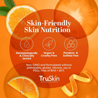 TruSkin Vitamin C Serum with Hyaluronic Acid – Calming Anti-Aging Ritual for Sensitive Skin