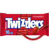 TWIZZLERS Twists Strawberry Chewy Candy – Bridal and Baby Shower Dessert Table Gift, 16 oz Bag