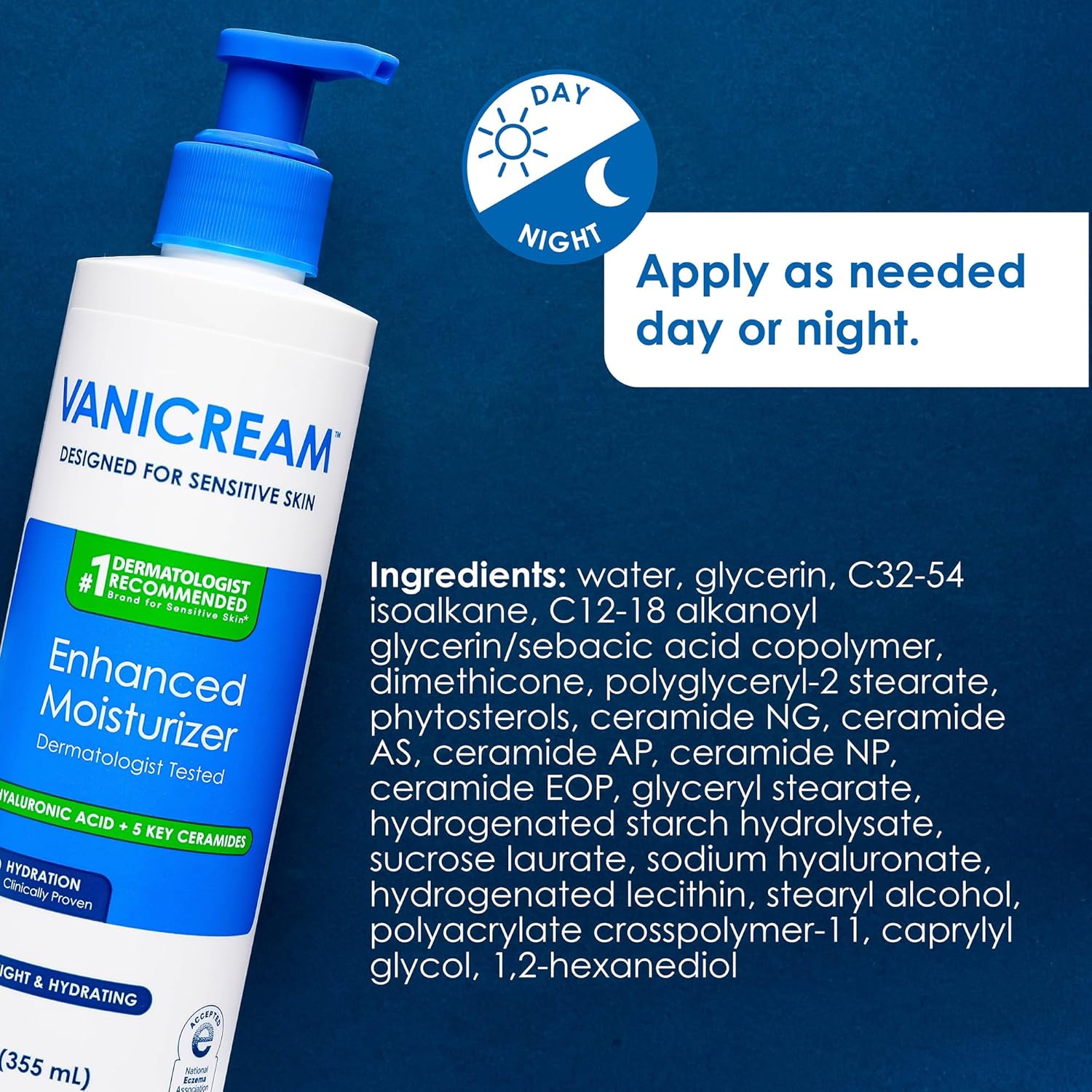 Vanicream Daily Body Lotion – Pediatrician-Friendly Moisturizer for Children's Sensitive and Eczema-Prone Skin