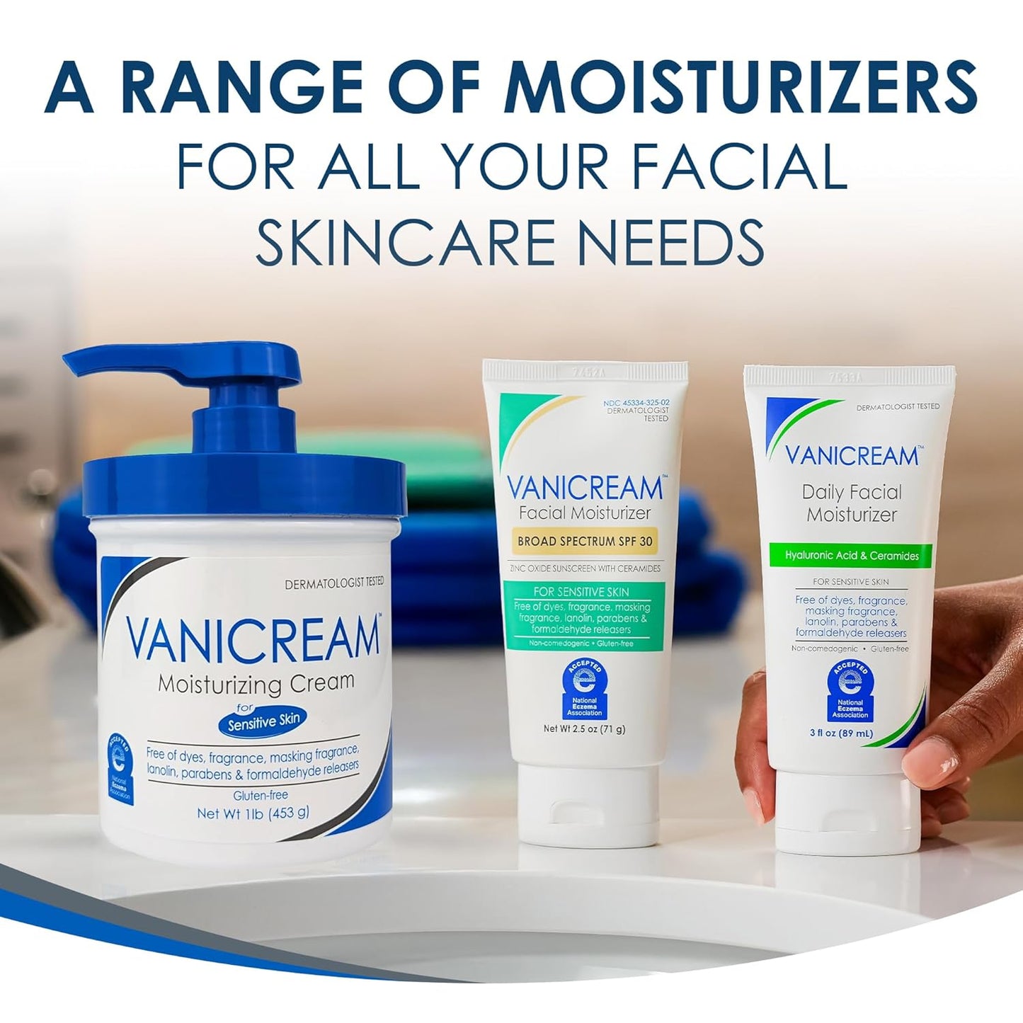 Vanicream Mineral SPF 30 Facial Cream – Non-Nano Zinc Oxide Sun Protection for Reactive Skin