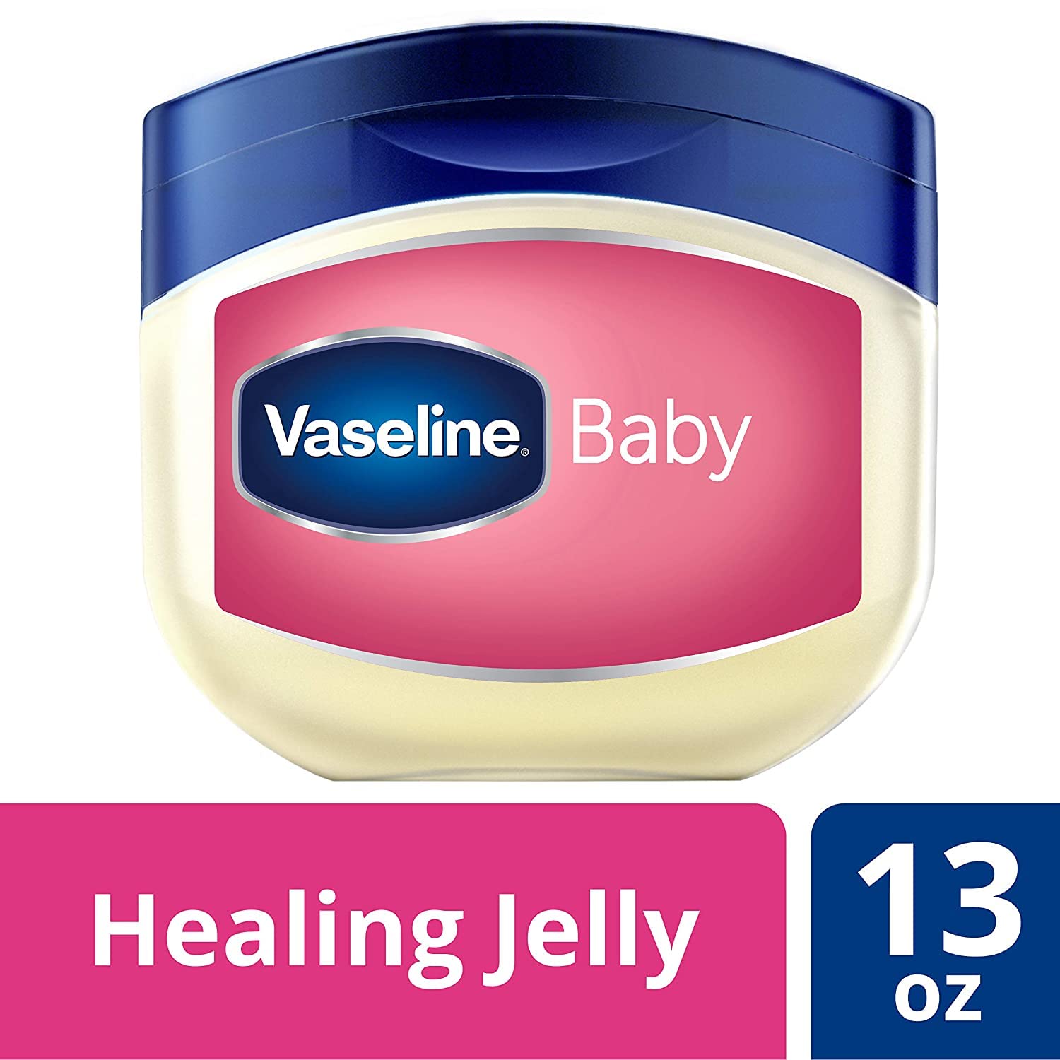 Vaseline Petroleum Jelly Baby 4-Pack – Pediatrician-Recommended Skin Protection for Shared Daycare and Home Nurseries