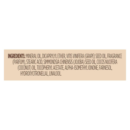 Vaseline Radiant X Replenishing Body Oil, Allergy-Conscious Clean Body Oil Safe for Face Body and Cuticles