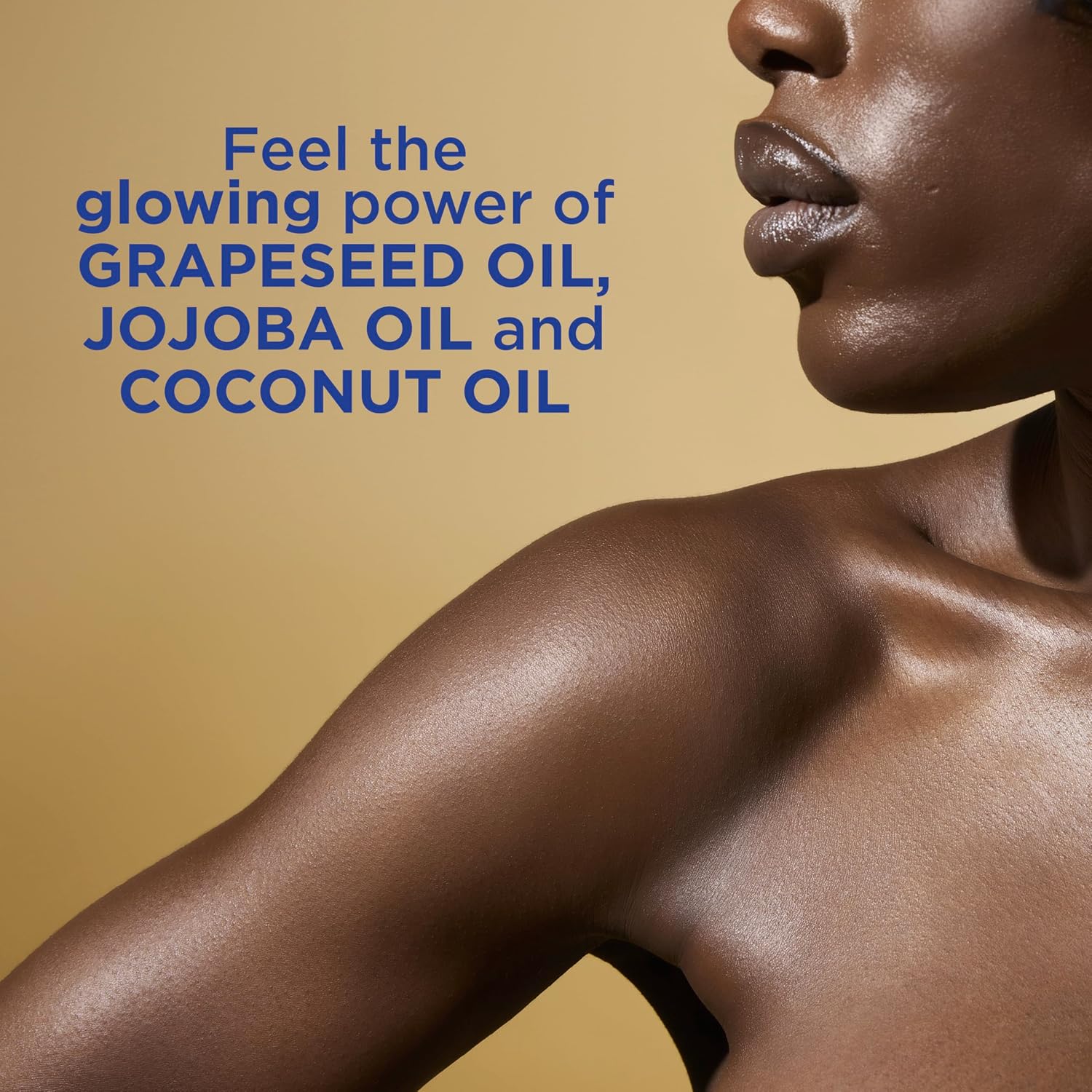 Vaseline Radiant X Replenishing Body Oil, Allergy-Conscious Clean Body Oil Safe for Face Body and Cuticles