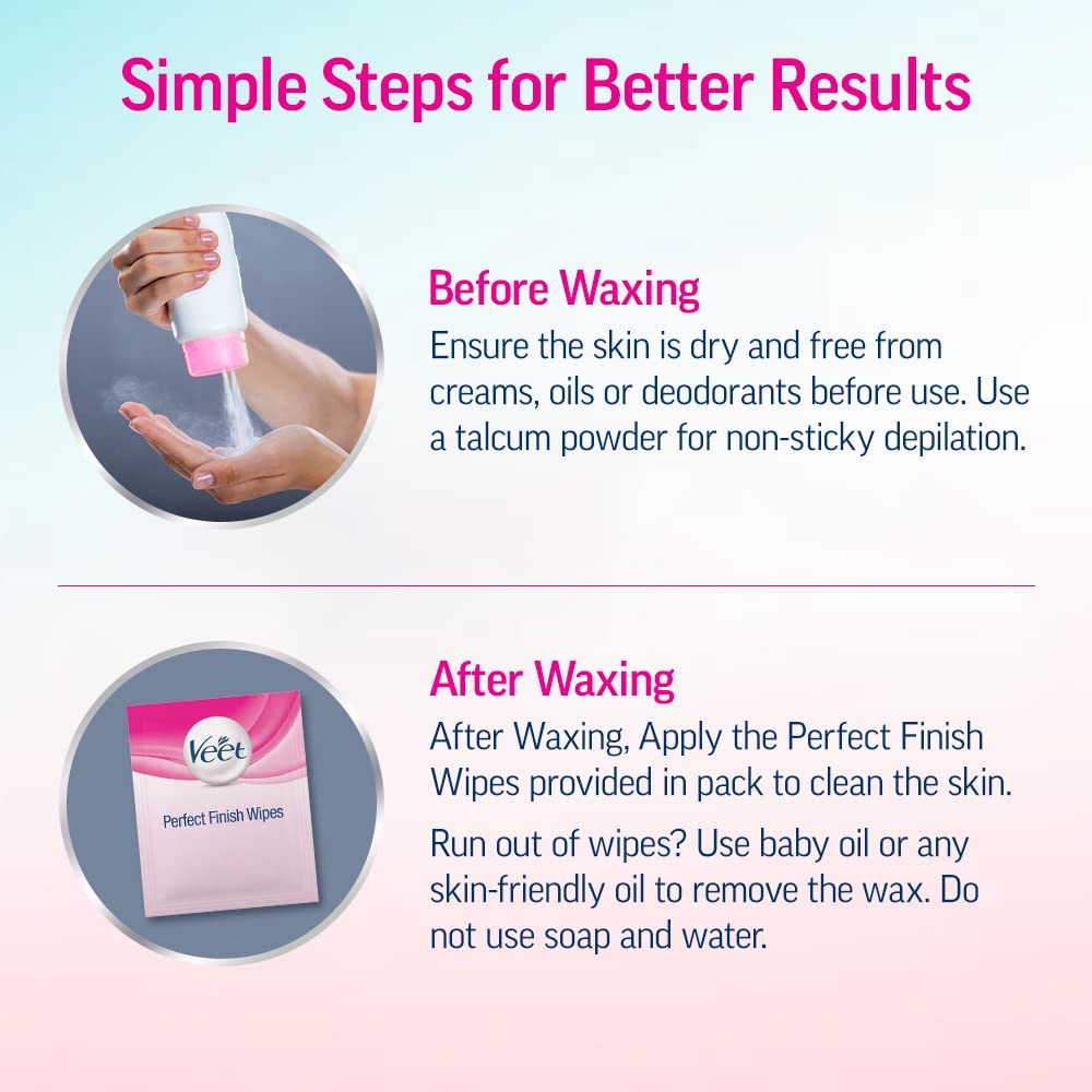 Veet Full Body Waxing Kit – At-Home Wax Ritual for Stress-Free Body Care