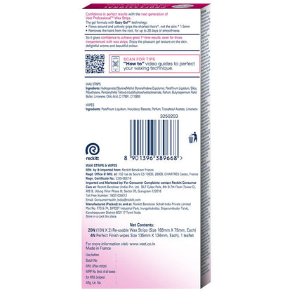 Veet Full Body Waxing Kit – At-Home Wax Ritual for Stress-Free Body Care