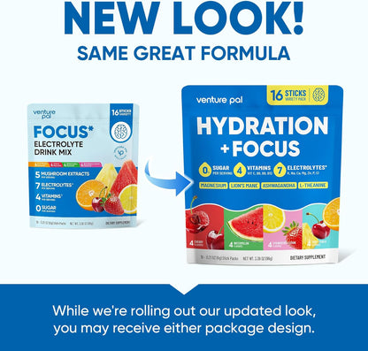 Venture Pal 2-in-1 Electrolyte Sticks – Stocking Stuffer and Holiday Gift for the Health-Conscious Friend