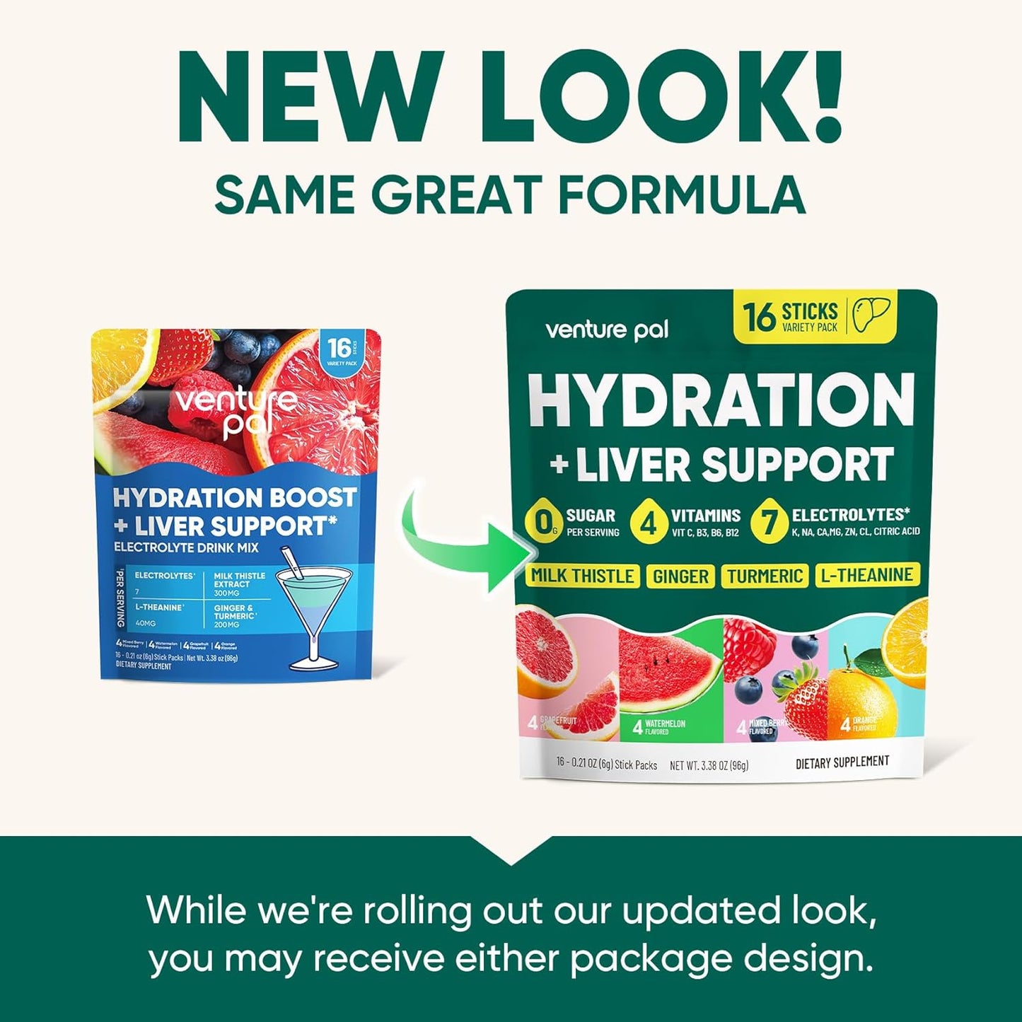Venture Pal Electrolyte Detox Stick Pack – Housewarming Gift for the Health-Conscious Friend