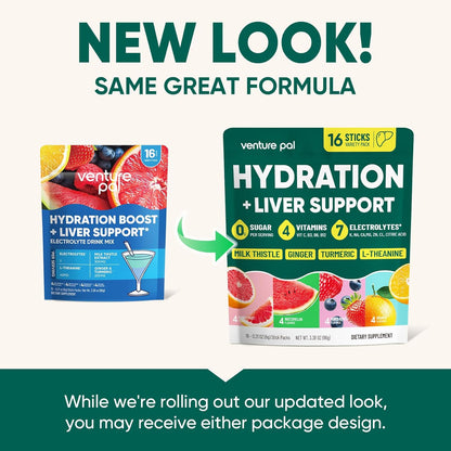 Venture Pal Electrolyte Detox Stick Pack – Housewarming Gift for the Health-Conscious Friend