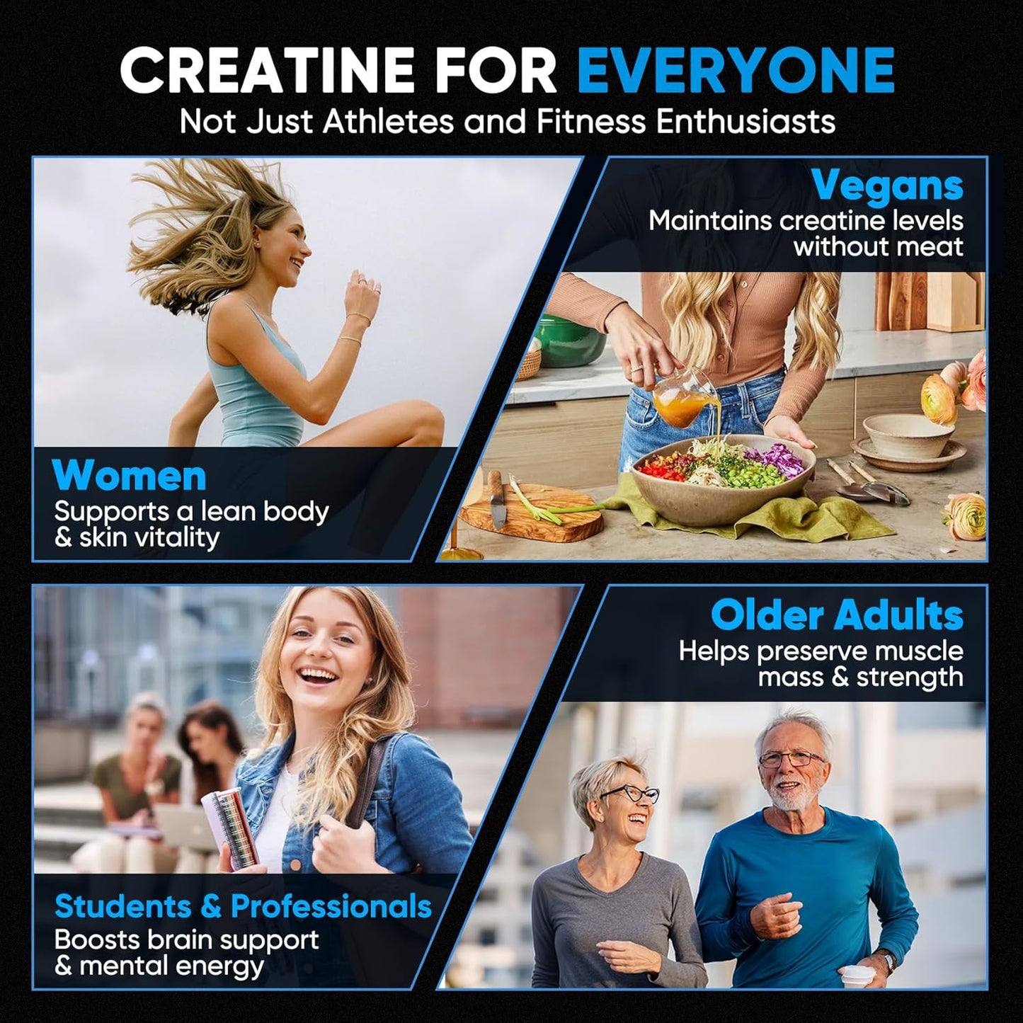 Venture Pal Micronized Creatine – Unflavored Brain Boost for Office Desks and Home Workstations