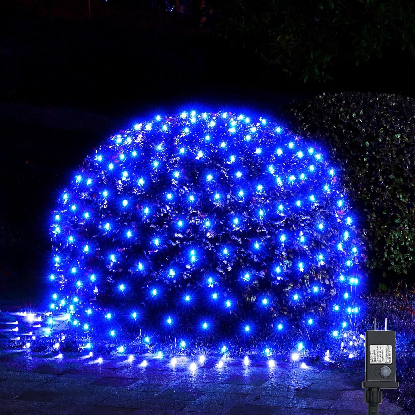 WBao Christmas Net Lights – Cool Touch LED Net Lights for Nursery Window and Kids Playroom Holiday Decor