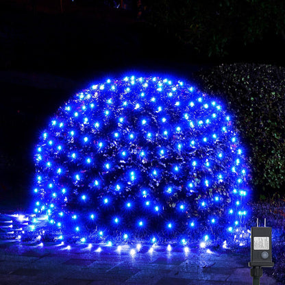 WBao Christmas Net Lights – Cool Touch LED Net Lights for Nursery Window and Kids Playroom Holiday Decor