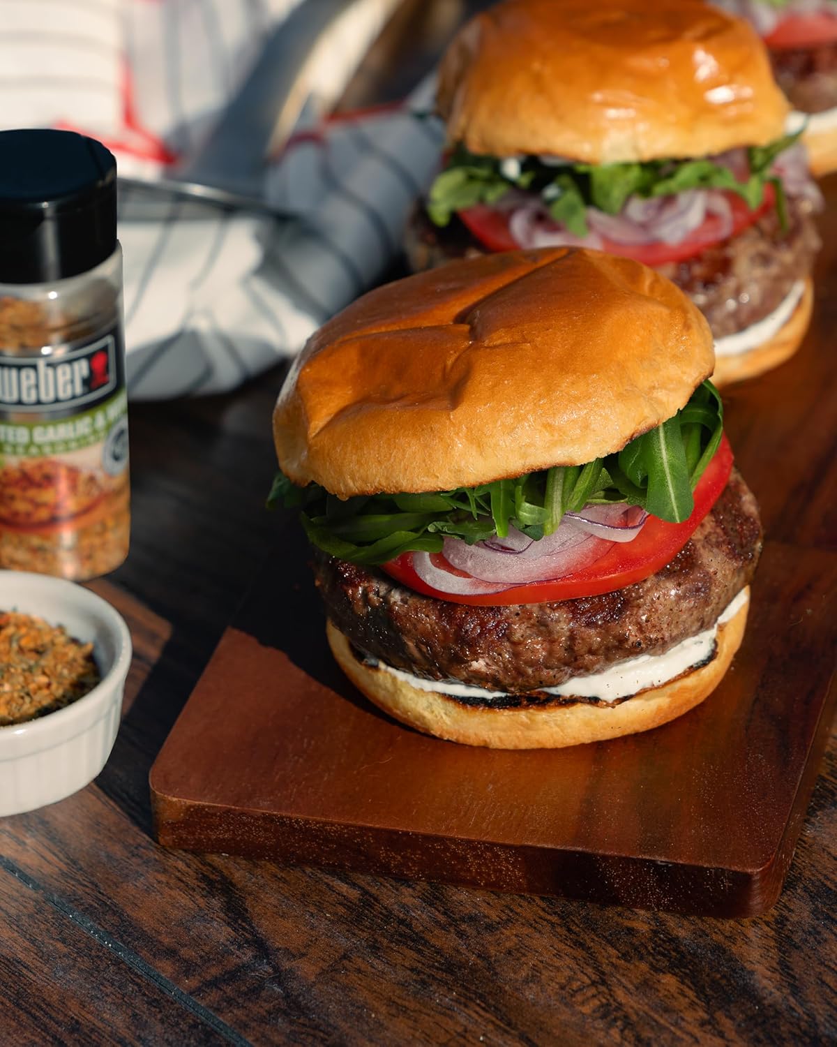 Weber Roasted Garlic & Herb Seasoning – Heartfelt Holiday Gift Basket Addition for Foodies and Pitmasters