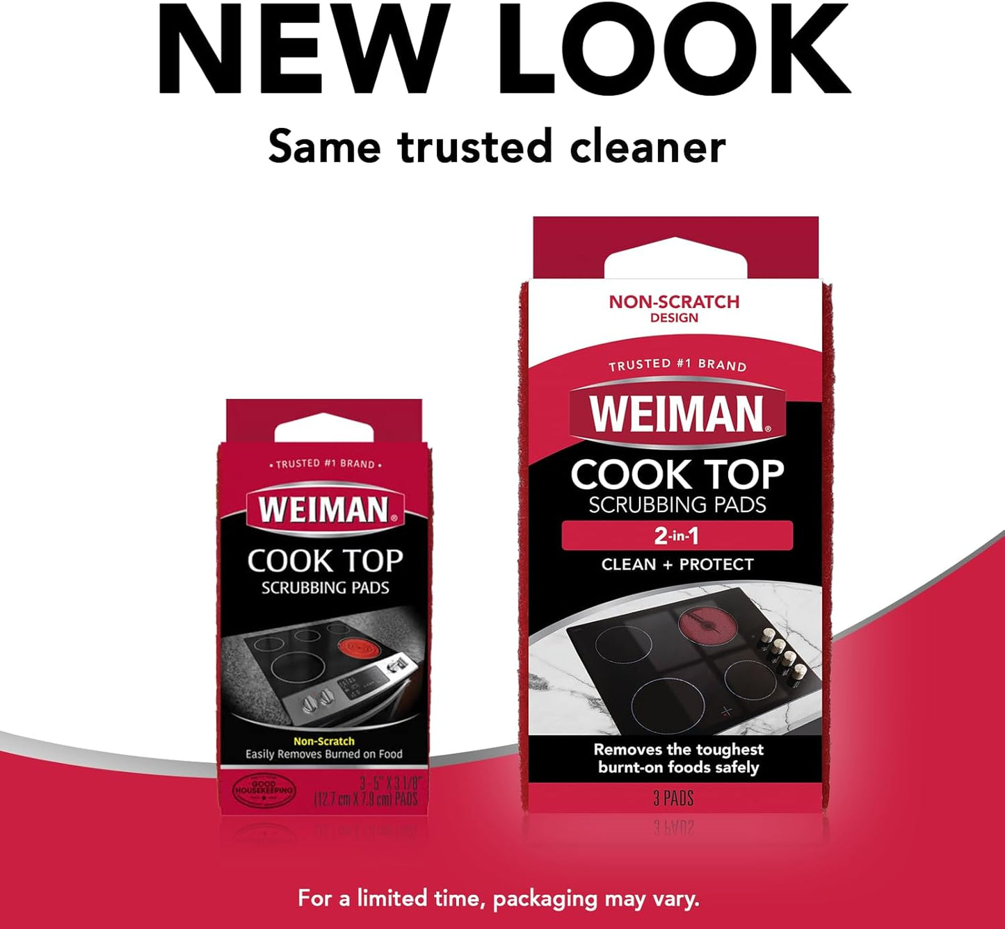 Weiman Cook Top Scrubbing Pads – Streak-Free Polish Pads for a Polished Kitchen Aesthetic