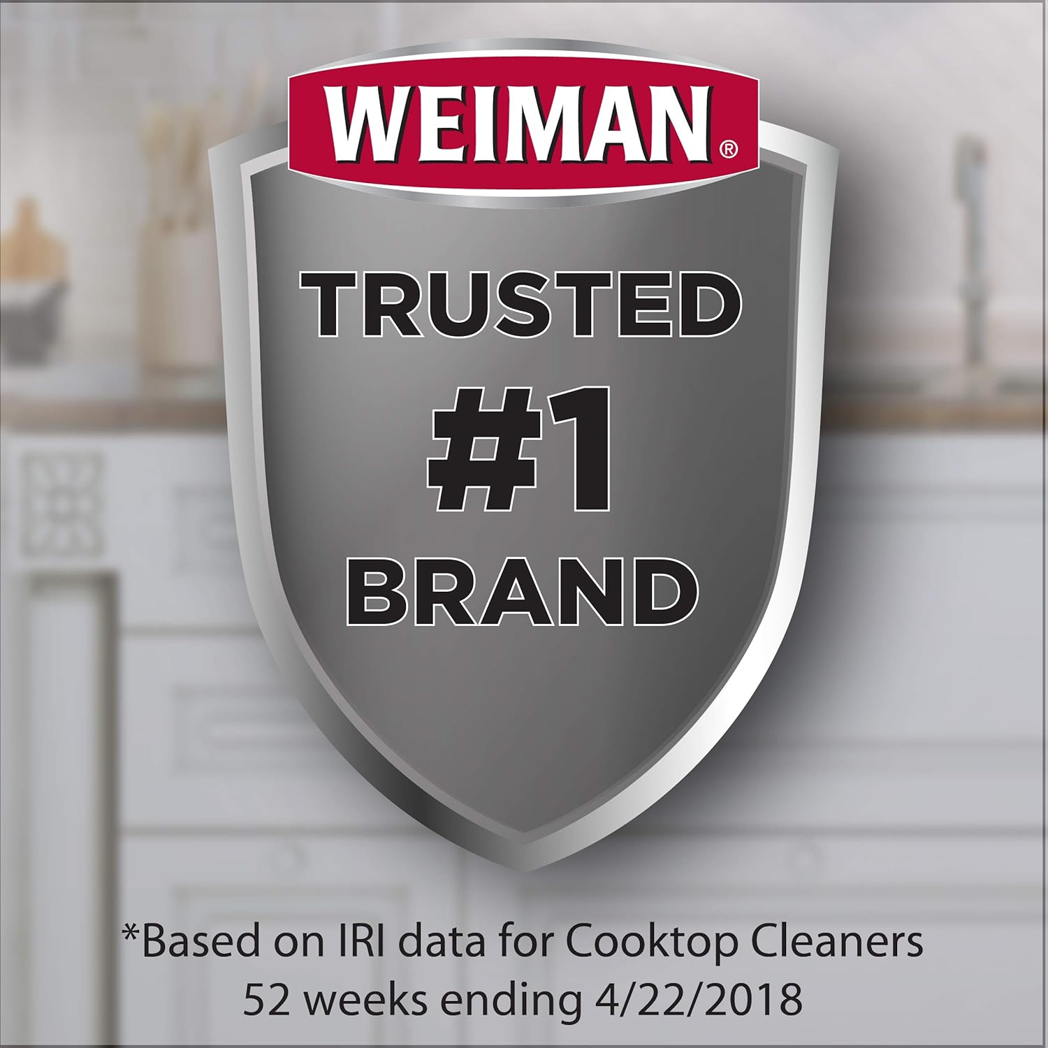 Weiman Glass & Ceramic Cooktop Kit – Worry-Free Cleaning for Family Kitchens, Includes Razor Scraper