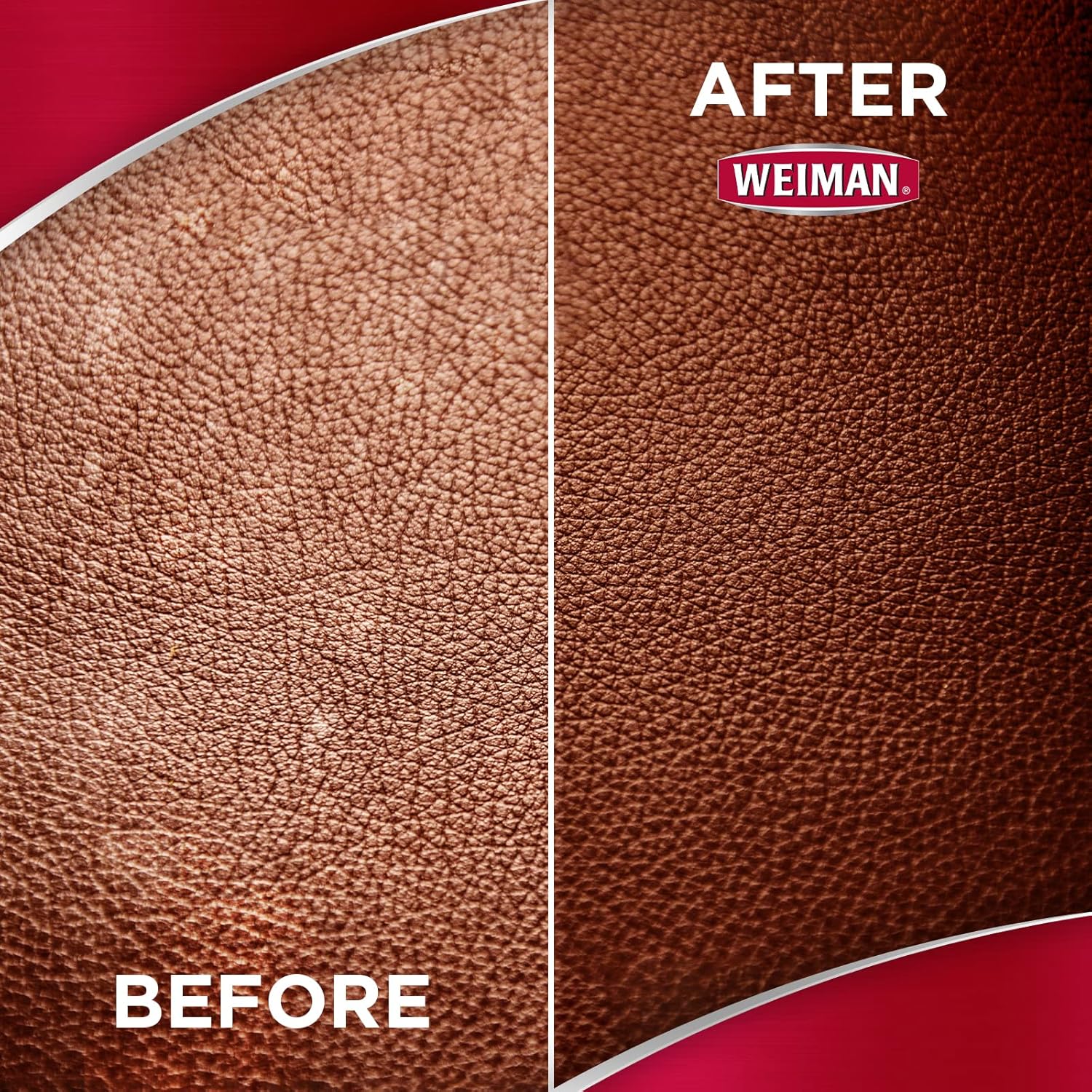 Weiman Leather Cleaning Wipes - Bedroom and Den Leather Care for Headboards, Accent Chairs, and Library Seating with Sun Fade Defense