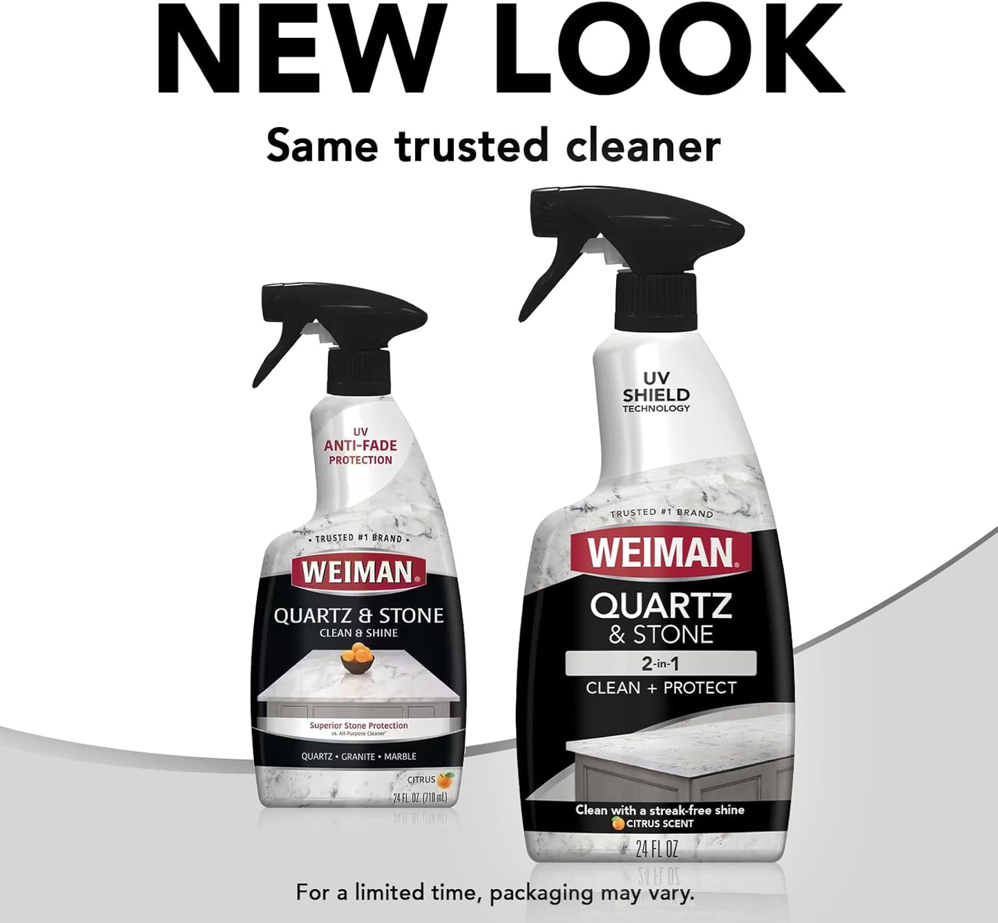 Weiman Quartz Countertop Cleaner & Polish – UV-Protected Finish for Sunlit Countertops and Open-Concept Living