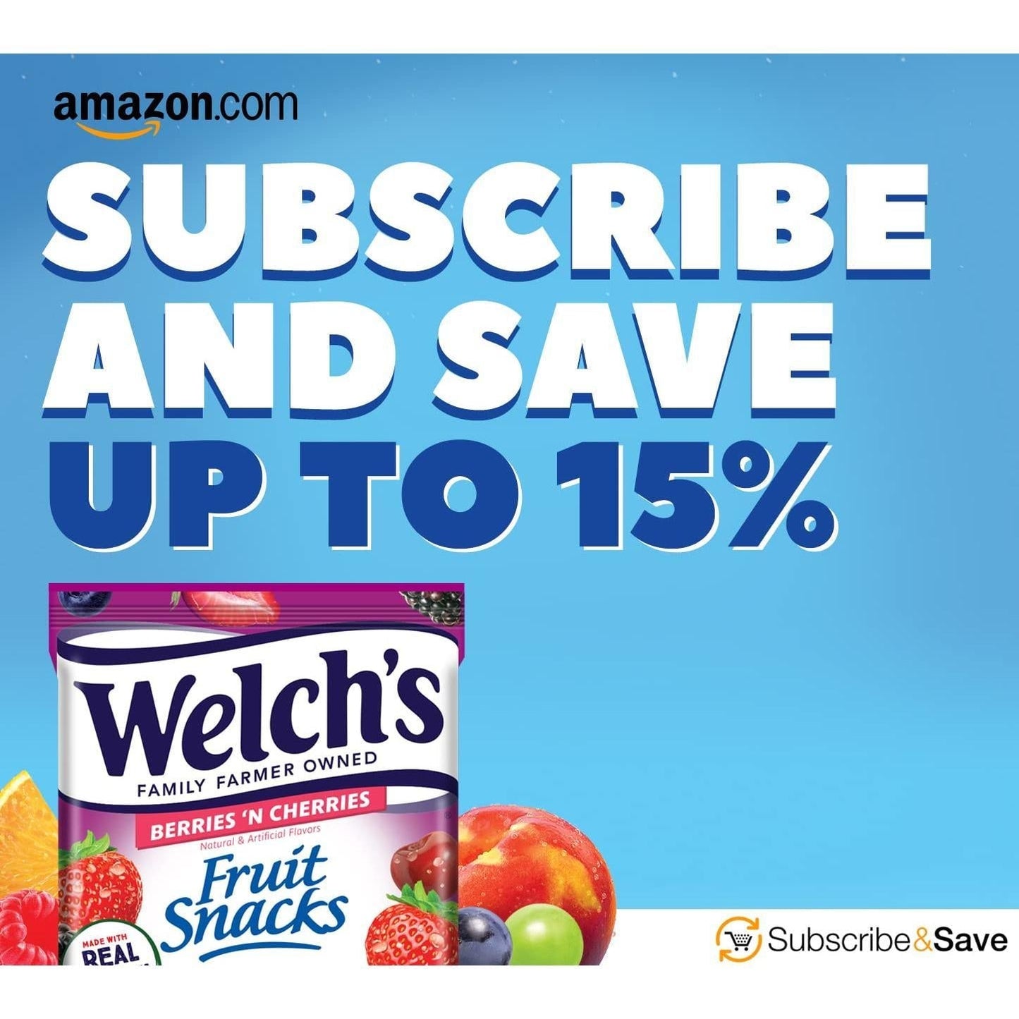 Welch's Fruit Snacks Berries 'N Cherries – Holiday Stocking Stuffer Snack for Kids and Adults, Bulk 40-Pack of 0.8 oz Bags