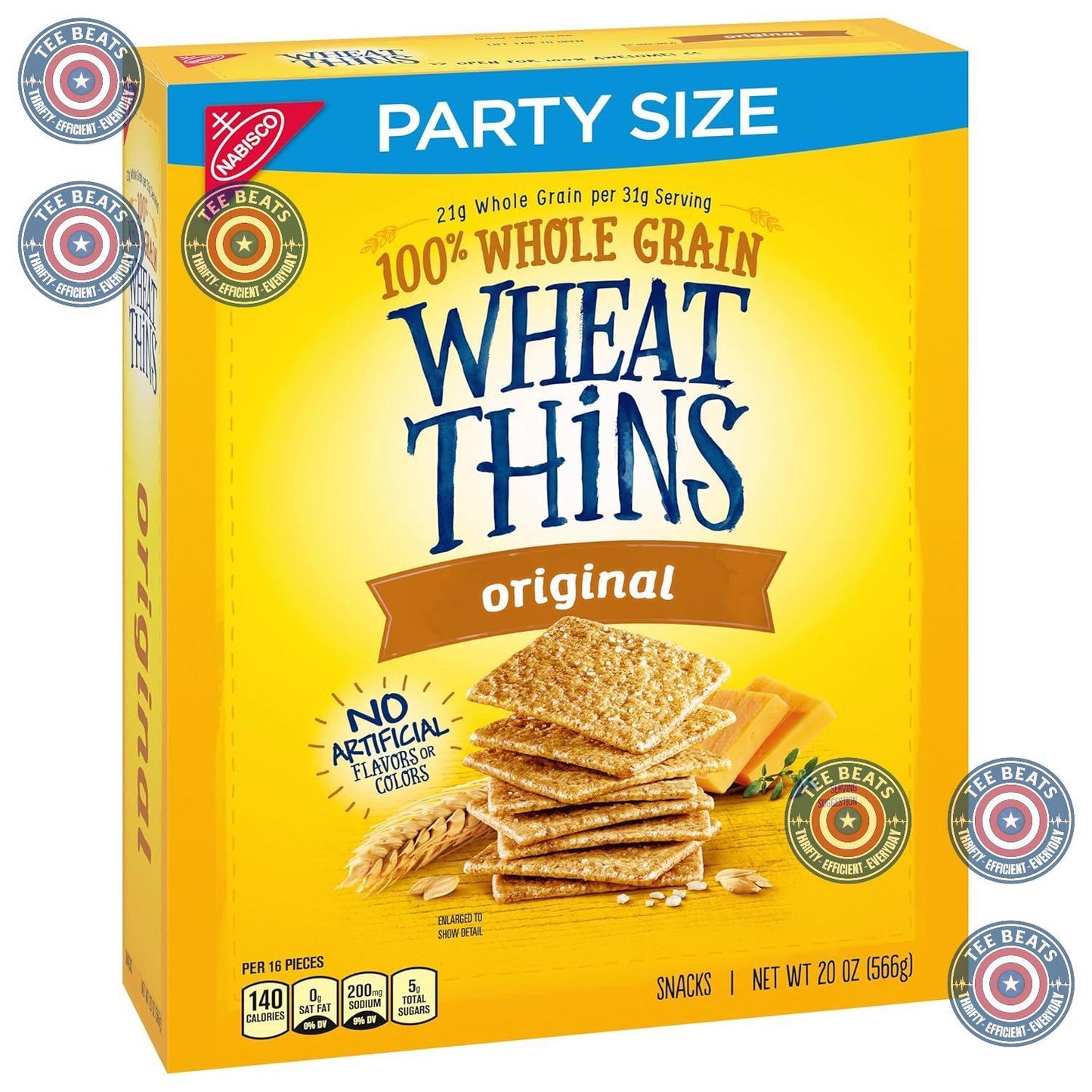 Wheat Thins Original Crackers – Patio Party Snack Cracker for Backyard BBQs