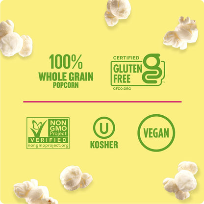 whole-grain popcorn base