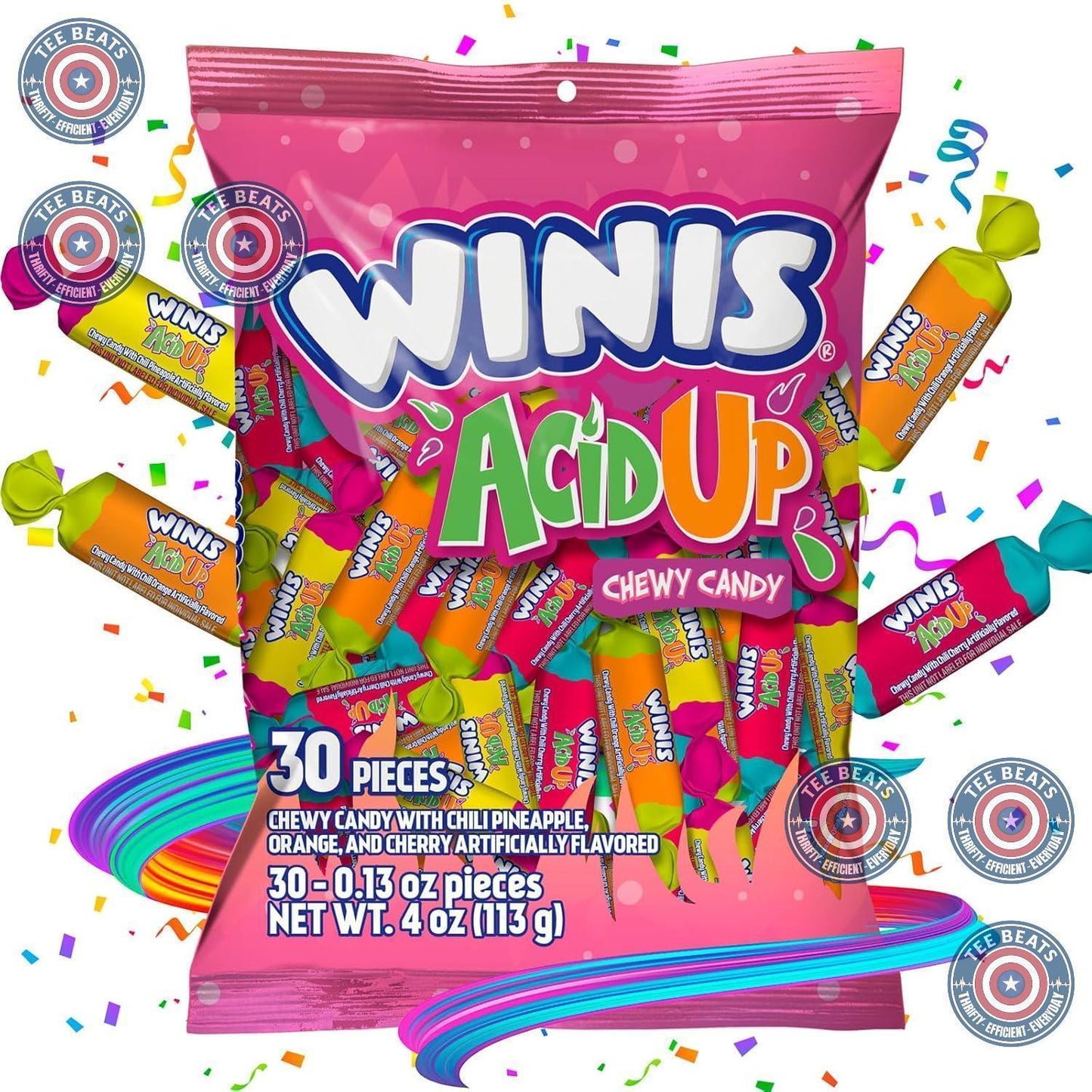 Winis Pineapple Orange Cherry Taffy – Small Batch Candy Gift for Grandchildren, Daughters, and Family Gatherings