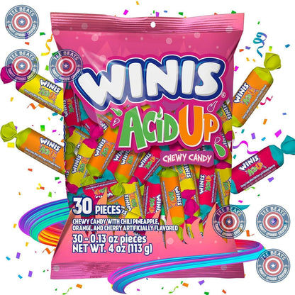 Winis Pineapple Orange Cherry Taffy – Small Batch Candy Gift for Grandchildren, Daughters, and Family Gatherings