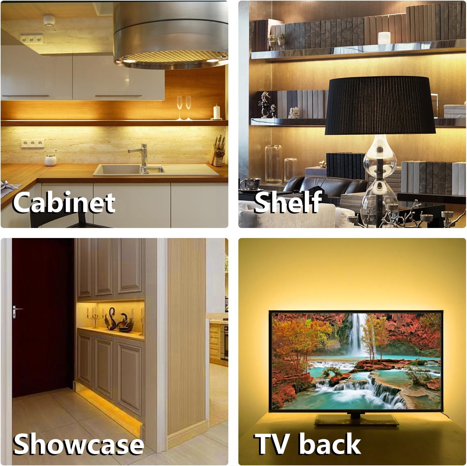 WOBANE Dimmable LED Strip Light Bar Set – Practical Birthday Gift for Mom, Dad, and the DIY Home Improver