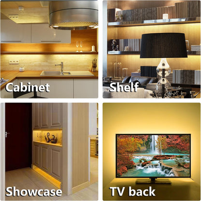 WOBANE Dimmable LED Strip Light Bar Set – Practical Birthday Gift for Mom, Dad, and the DIY Home Improver