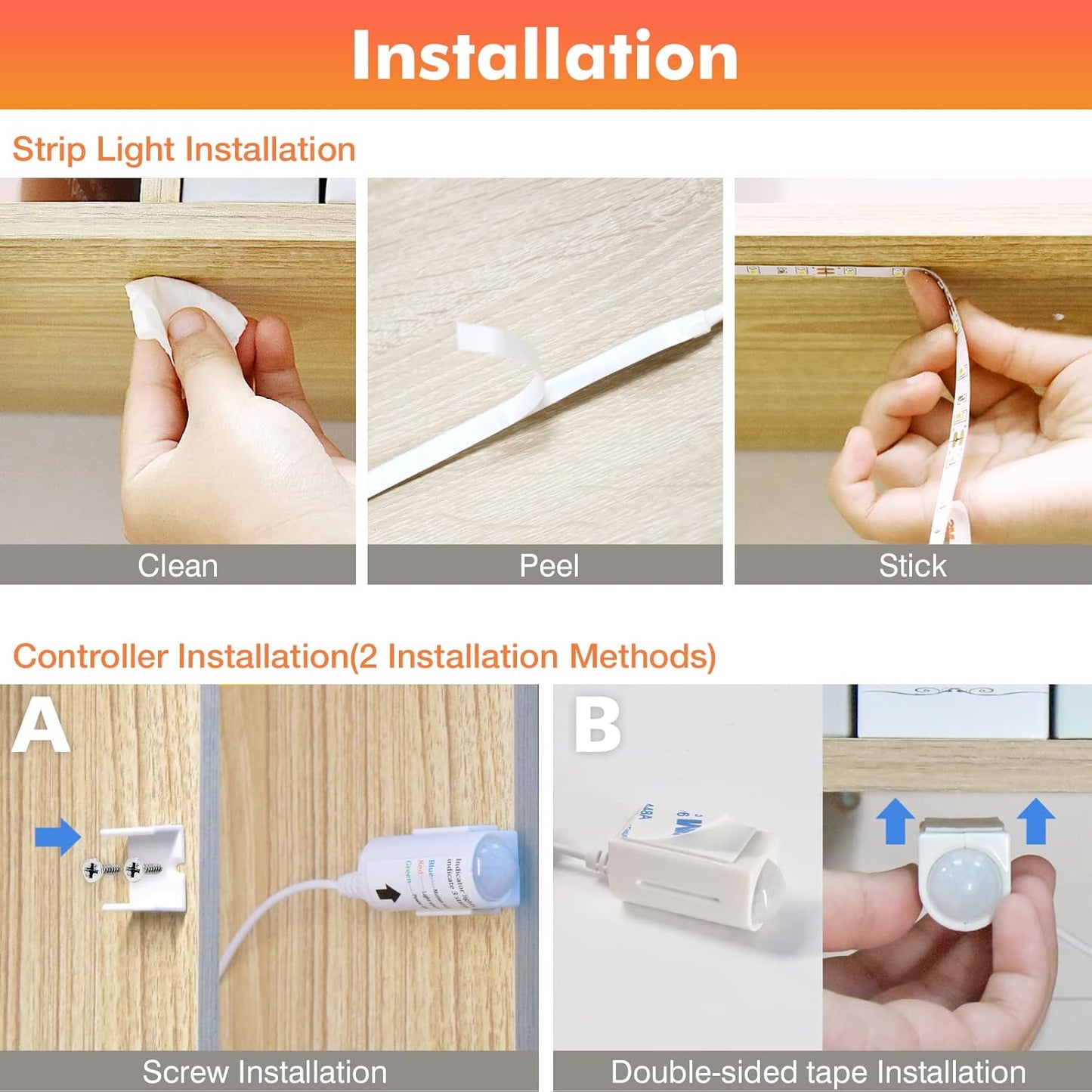 WOBANE Motion Activated Night Light – Soothing Bathroom Hallway Glow for Restful Midnight Trips
