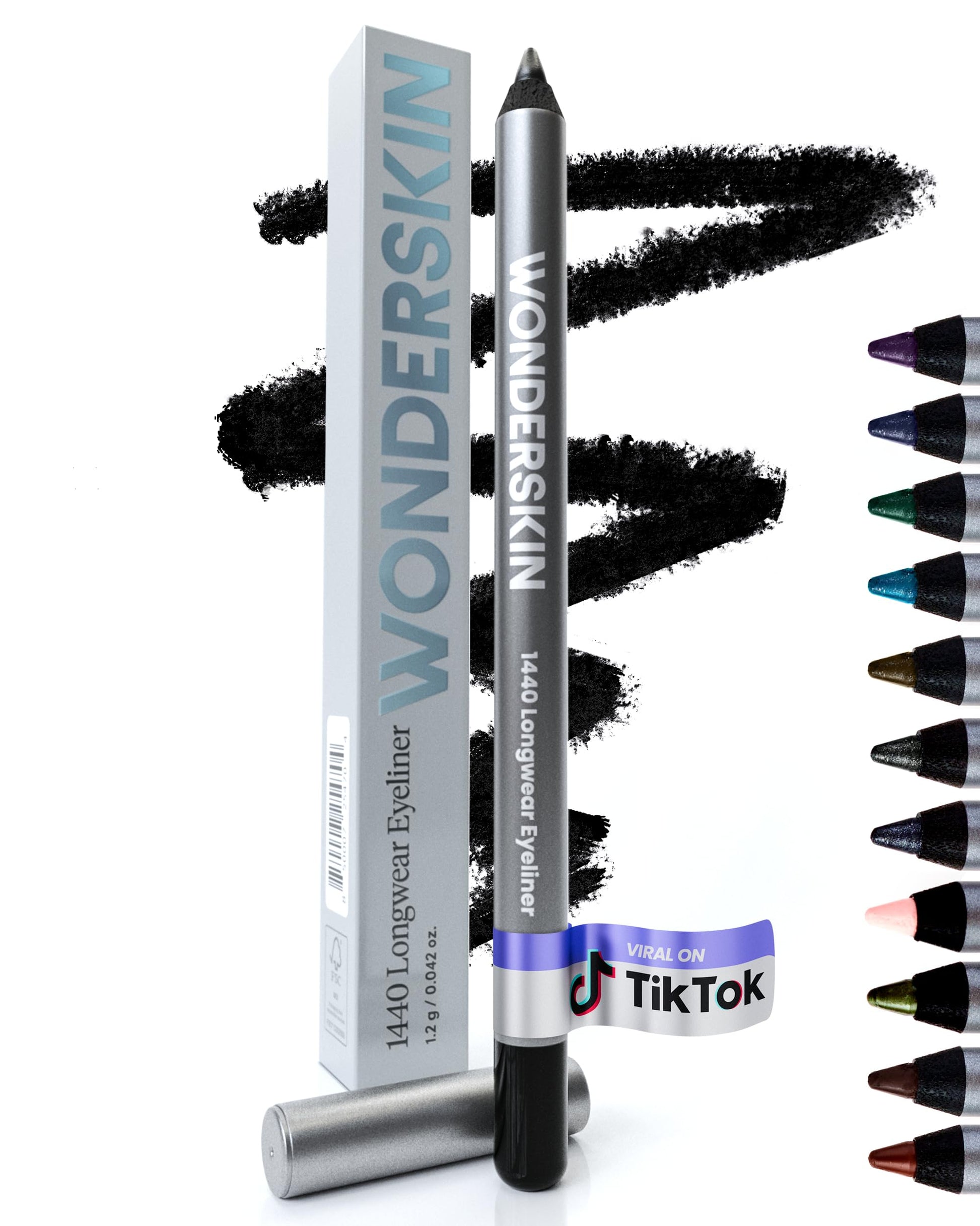 Wonderskin Sharpenable Eyeliner Pencil – Less-Is-More Eye Makeup for Intentional Beauty Routines