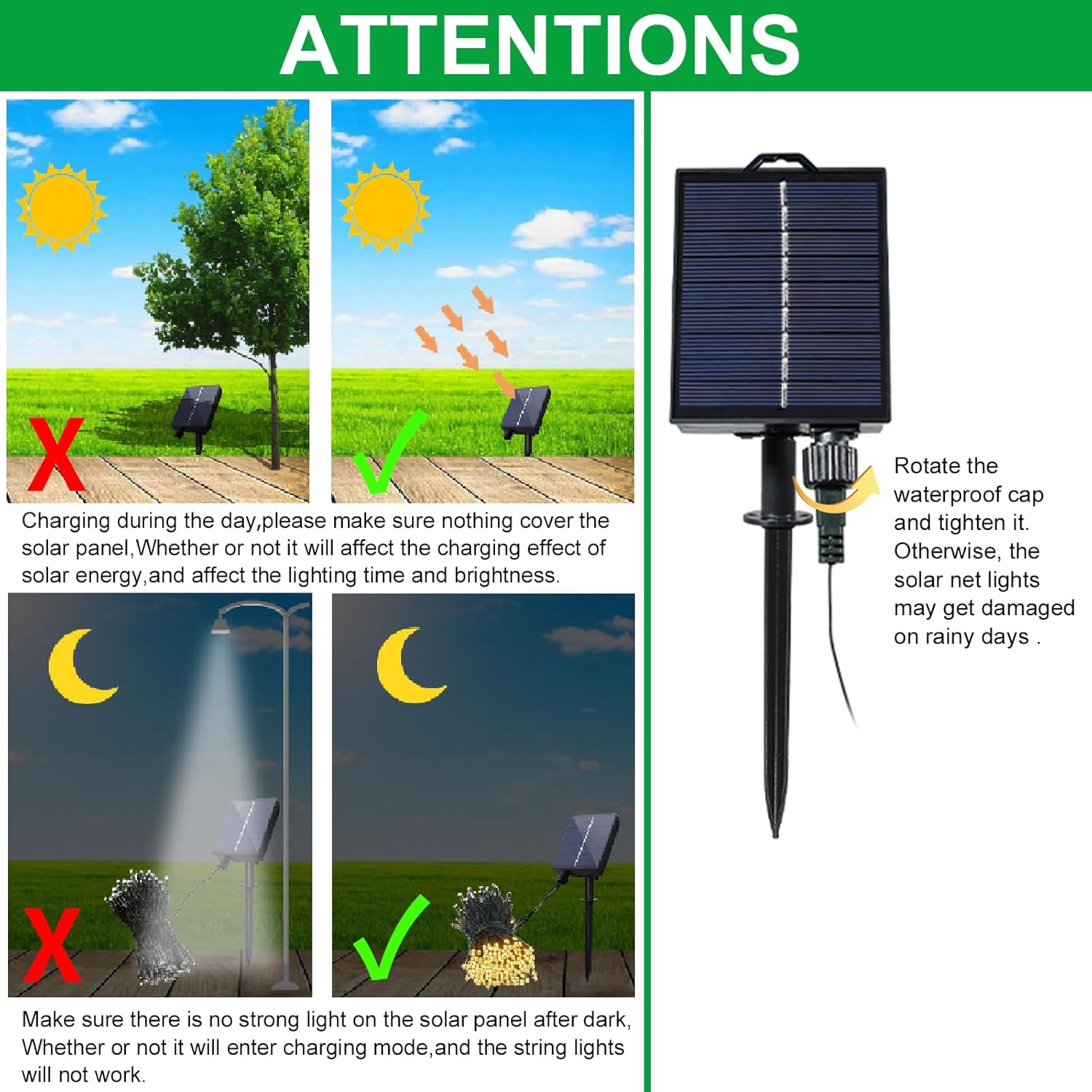YAOZHOU Solar Mesh Holiday Lights – Unique Birthday Gift for Mom Who Enjoys Decorating the Garden Every Season