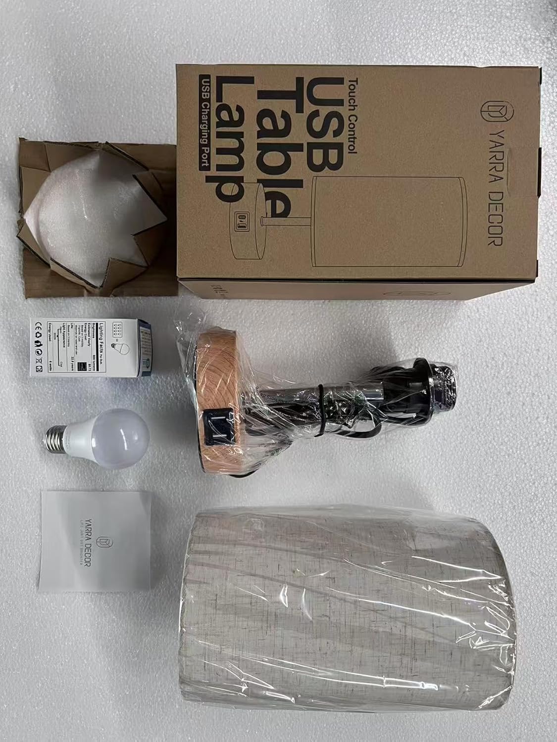 Yarra-Decor Calming Touch Lamp – Low-Settings Nightlight for Nursing Mothers and Restful Nights