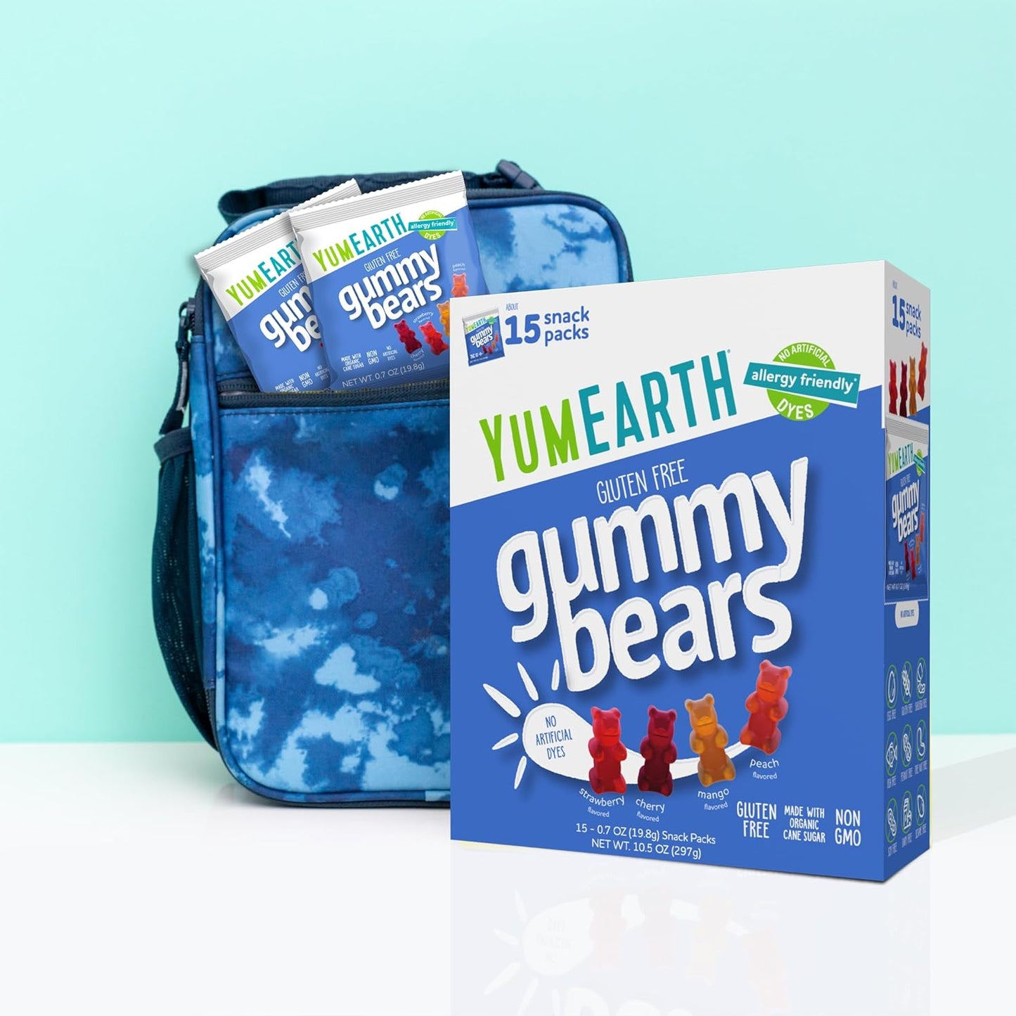 YumEarth Organic Gummy Bears – Grandparent Gift Snack Box, Nut Free Organic Gummy Candy