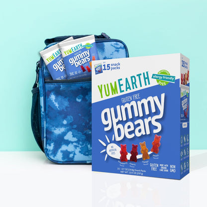 YumEarth Organic Gummy Bears – Grandparent Gift Snack Box, Nut Free Organic Gummy Candy