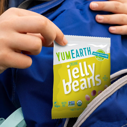YumEarth Organic Jelly Beans – Clean Label Fruity Candy for Plant Based Adults and Health Conscious Pantry Stocking