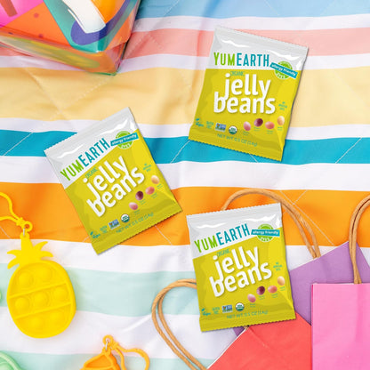 YumEarth Organic Jelly Beans – Clean Label Fruity Candy for Plant Based Adults and Health Conscious Pantry Stocking