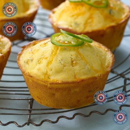 Zatarain's Cheddar Jalapeño Cornbread Mix – Crowd-Pleasing Brisket and Rib Side for Outdoor Cookouts, Authentic New Orleans Flavor
