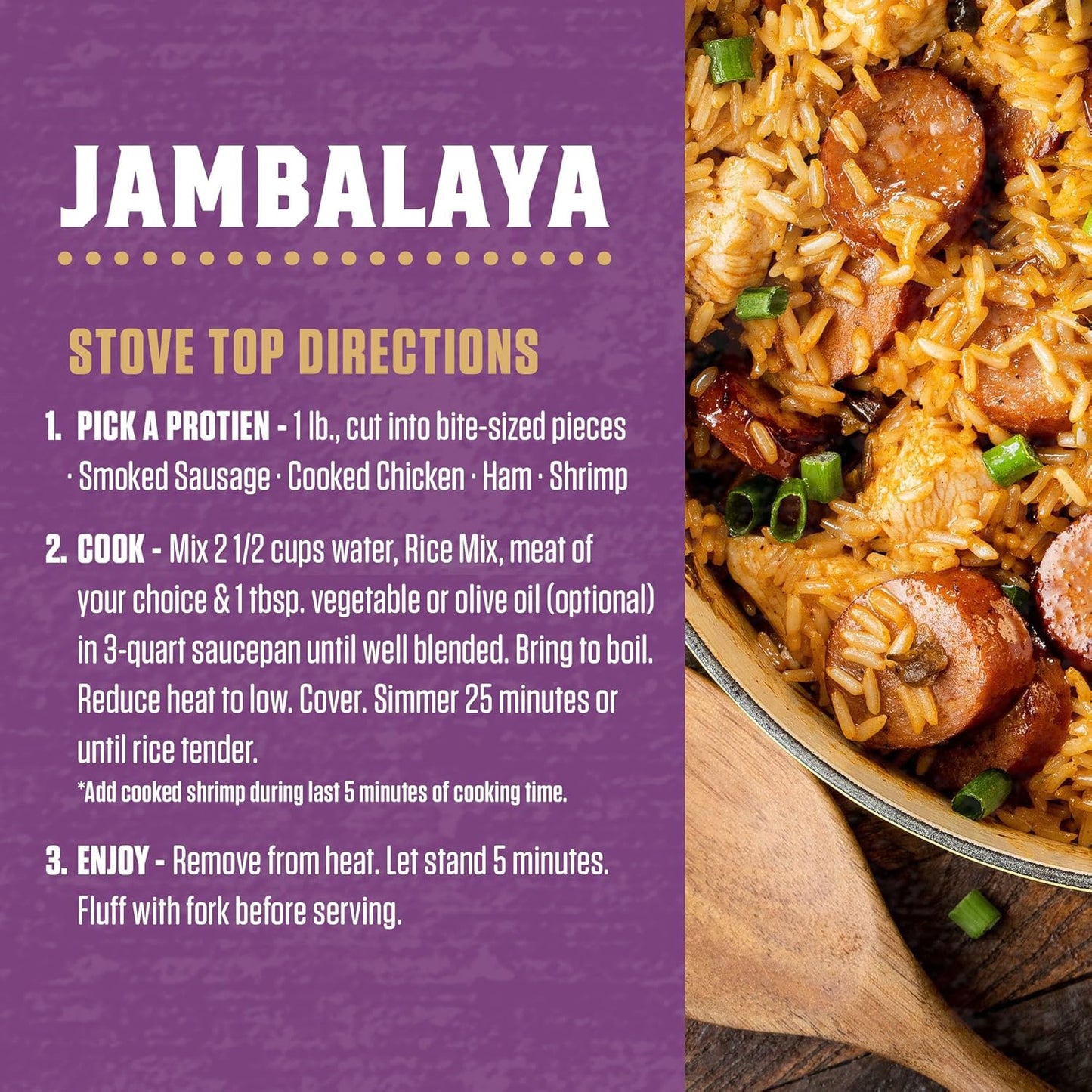 Zatarain's Jambalaya 8 oz Box – Pantry Friendly Dinner Solution for College Students and Young Adults