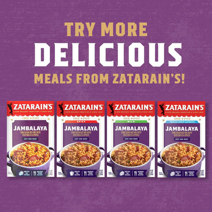 Zatarain's Jambalaya 8 oz Box – Pantry Friendly Dinner Solution for College Students and Young Adults