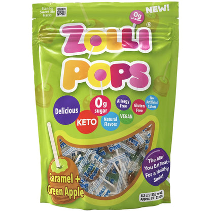 Zollipops Clean Label Hard Candy for Wellness Routines – No Maltitol, No Artificial Dyes Fruit Lollipops